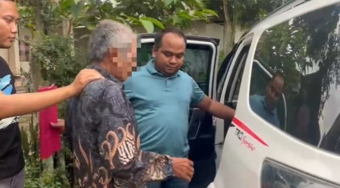 Kakek Tua Ditangkap Polres Serang Diduga Melakukan Kekerasan Seksual