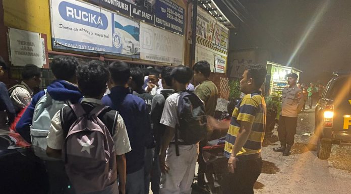 Antisipasi Aksi Kenakalan Remaja, Polres Serang Gelar Pecak