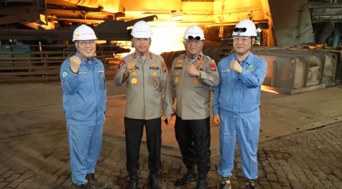 Perkuat Hubungan Industri, Kapolda Banten Datangi PT. Krakatau Posco