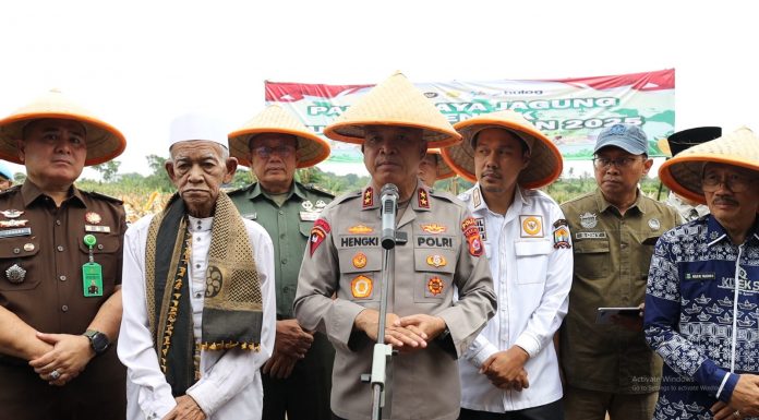 Panen Raya Jagung Serentak Kuartal IV 2025, Polda Banten Dukung Swasembada Pangan Nasional