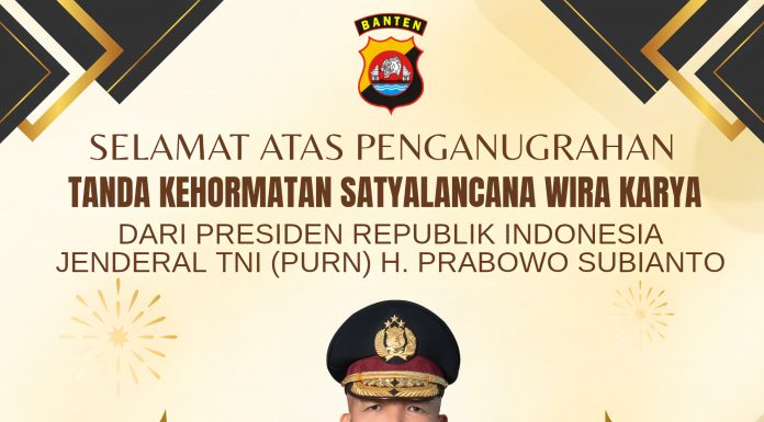 Kapolda Banten Irjen Pol Hengki Terima Tanda Kehormatan Satyalancana Wira Karya dari Presiden RI