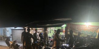 Cegah Gangguan Kamtibmas, Muspika Petir Gelar Patroli