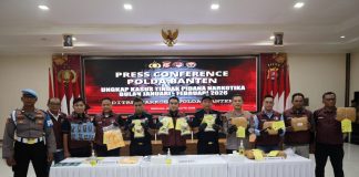 Polda Banten Ungkap 35 Kasus Narkotika Periode Januari–Februari 2026, 54 Tersangka Diamankan