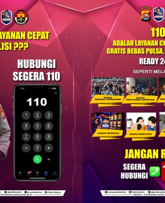 Polda Banten Ajak Masyarakat Manfaatkan Layanan Call Center 110 dan Super App Polri untuk Pelaporan Mudah dan Cepat