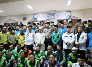 Polda Banten Gelar Buka Puasa Bersama Ojol, Perkuat Silaturahmi