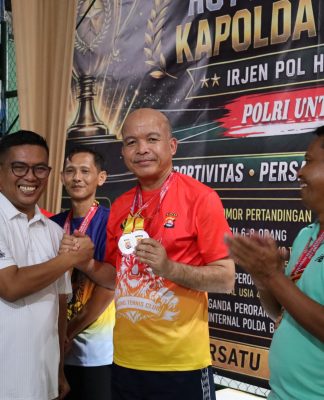 Kapolda Banten Raih Juara 2 Kejuaraan Tenis Kapolda Cup dalam Semarak Hari Bhayangkara ke-80