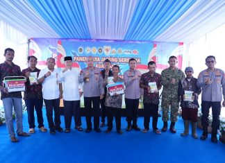 Dukung Ketahanan Pangan, Polda Banten Panen 29,5 Ton Jagung