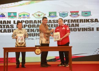 Pemkot Serang Kembali Raih WTP dari BPK Banten