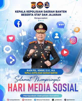 Polda Banten Peringati Hari Media Sosial, Dorong Pemanfaatan Platform Digital Secara Positif