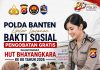 Ayo Cek Kesehatan Gratis Bersama Polda Banten dalam Rangka Hari Bhayangkara ke-80