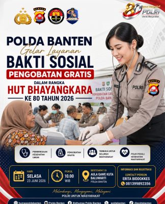 Ayo Cek Kesehatan Gratis Bersama Polda Banten dalam Rangka Hari Bhayangkara ke-80