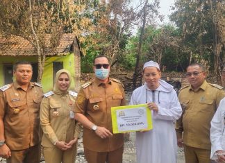Walikota Serang Salurkan Bantuan ke Ponpes An-Nawabiyah Usai Kebakaran
