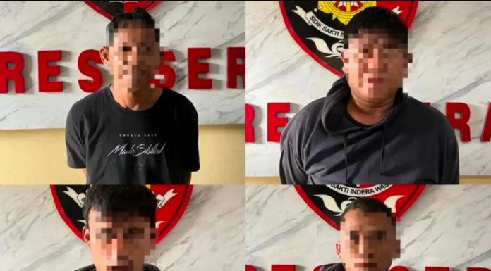 Polres Serang Tangkap 4 Pelaku Spesialis Pencurian