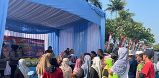Peringati HUT Bhayangkara ke-80, Polda Banten Salurkan 3,5 Ton Beras bagi Masyarakat