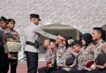 Kapolda Banten Pimpin Upacara Kenaikan Pangkat Personel Periode 1 Juli 2026