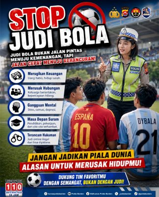Polda Banten Edukasi Masyarakat tentang Bahaya Judi Bola Online